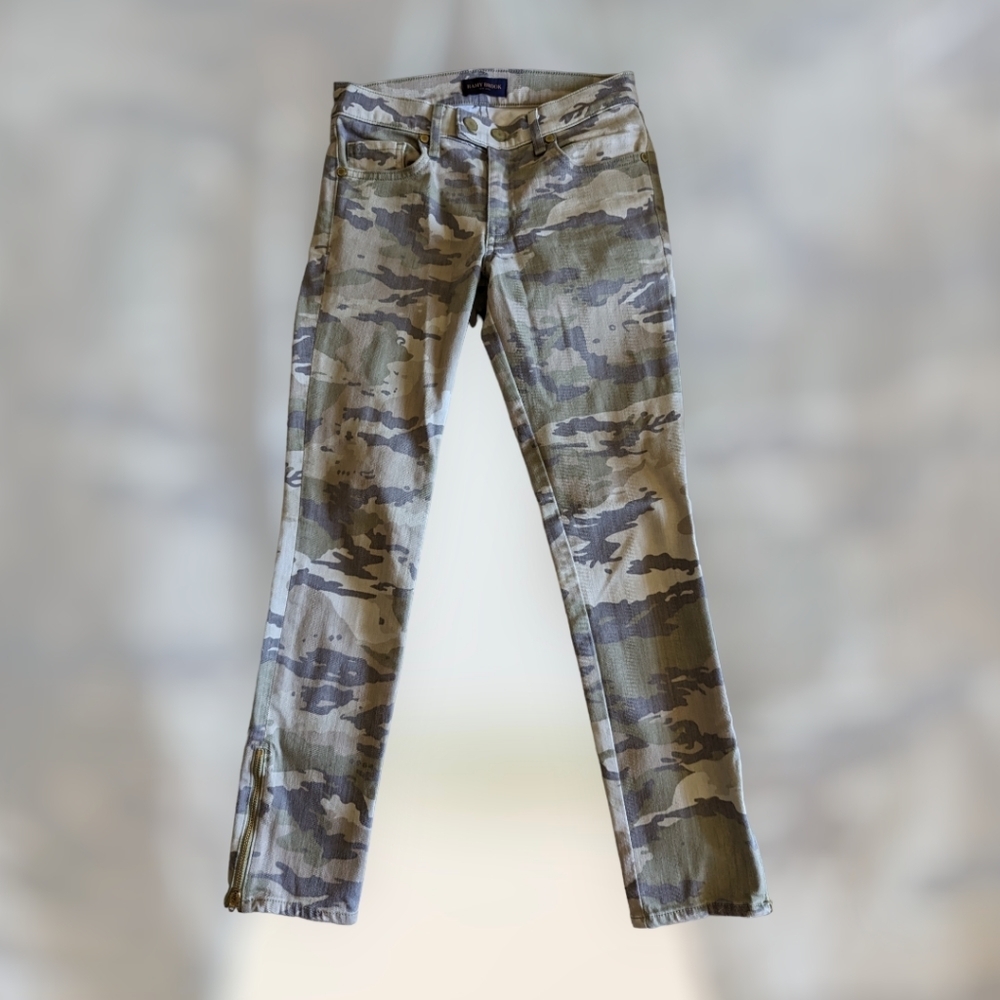 Ramy Brook Kate Mid Rise Skinny Camo Jeans